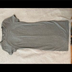 Grey jersey bodycon dress